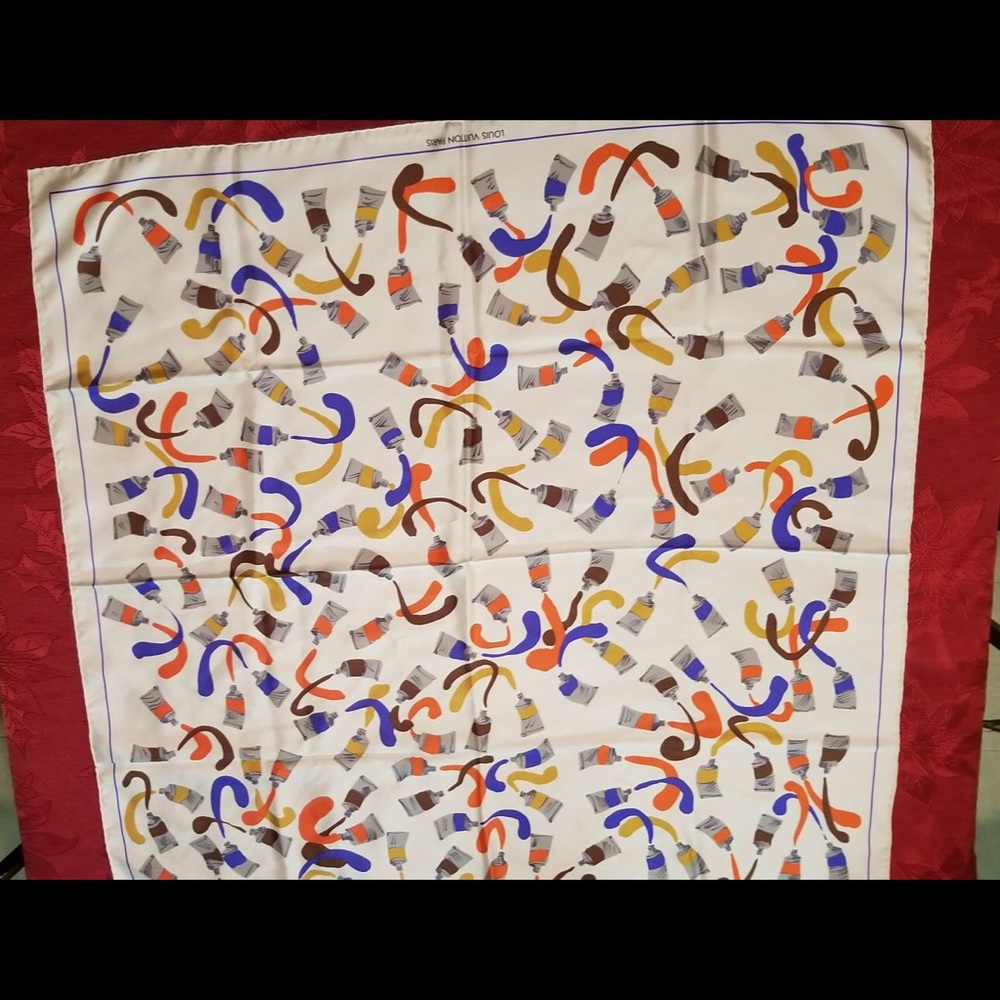 Louis Vuitton silk scarf